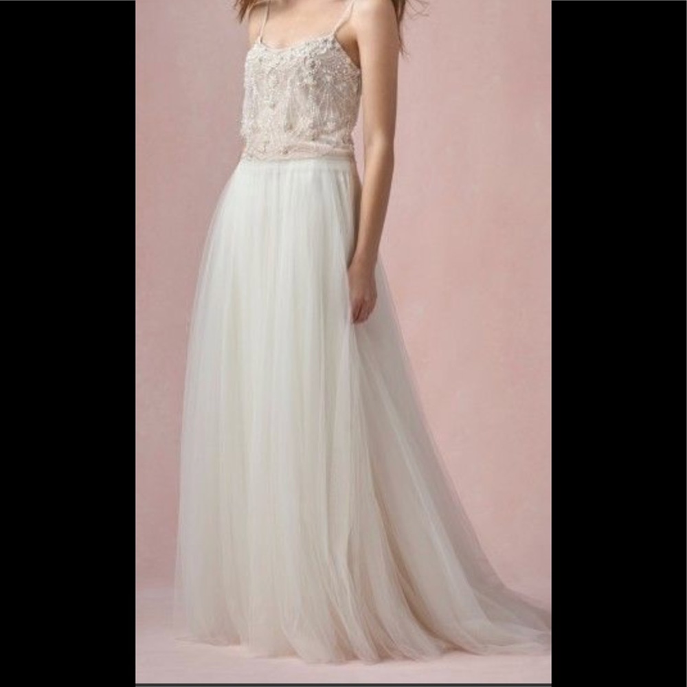 BHLDN. Willowby Amore Tulle Skirt. NWT. Size 4.